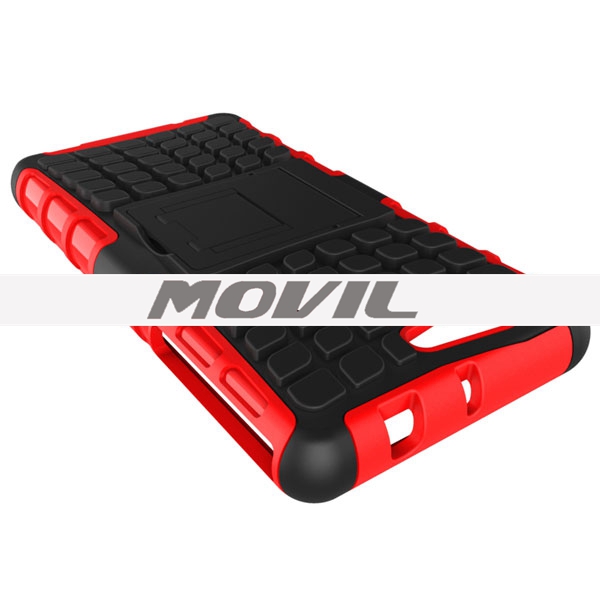 NP-1905 2 en 1 funda para  Sony Z3mini con soporte-2